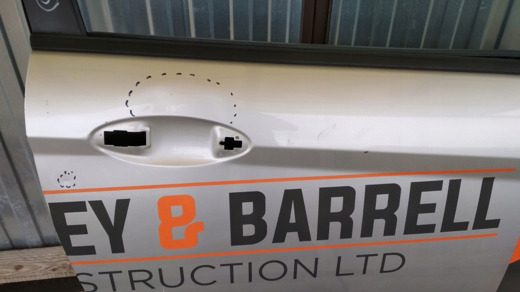 Двері праве ford fiesta mk7 vii 08-12 3 двері Ціна