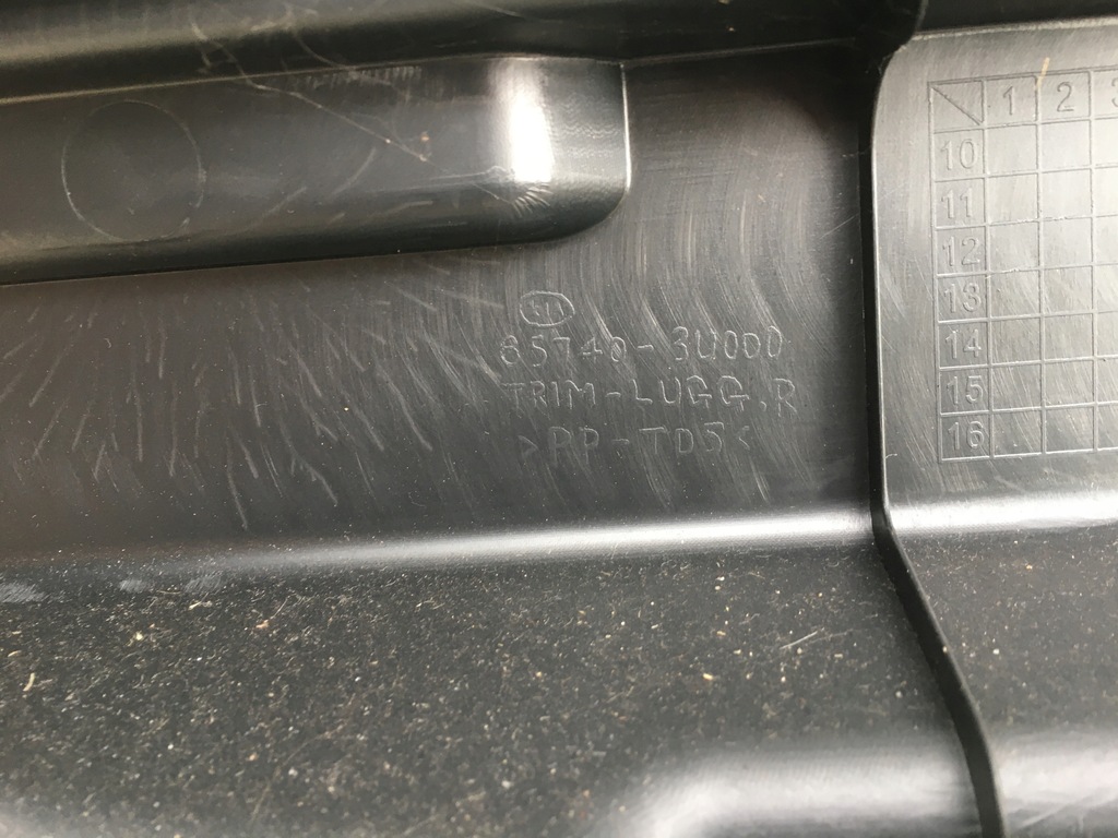 фото №6, Обшивка багажника правий kia sportage iii