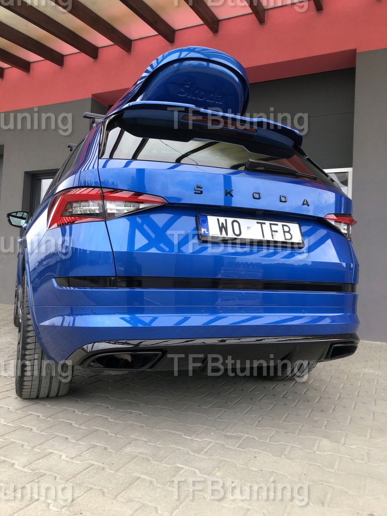 фото №6, Спойлер дифузор накладка skoda kodiaq tfb тюнінг