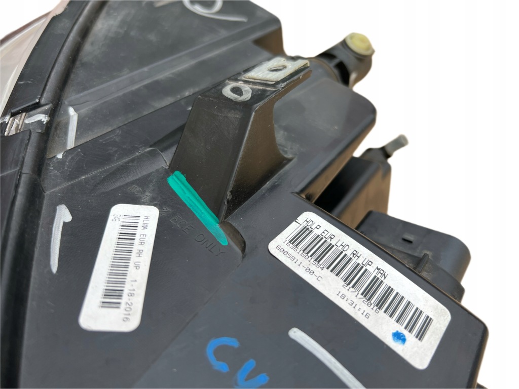 Tesla s 12-16 фара фара правий 6005911-00-c ксенон led Зі Шроту