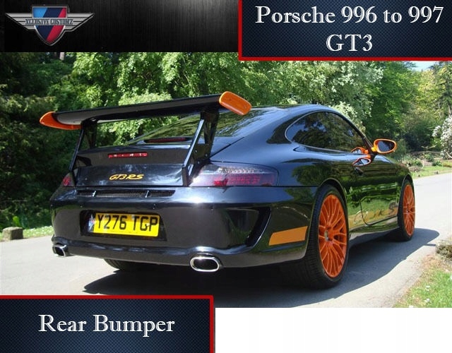 фото №8, Porsche 911 996 бампер задний задняя тюнинг gt3+