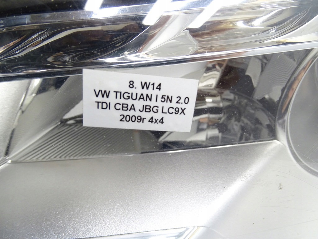 фото №9, Лампа фара левая левый перед передняя vw tiguan 5n