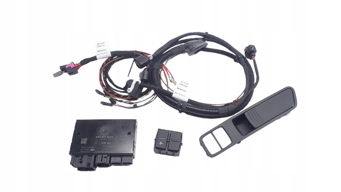 фото №1, Nowa жгут внутренняя наружная hak audi q5 80a +кнопка + рамка + модуль