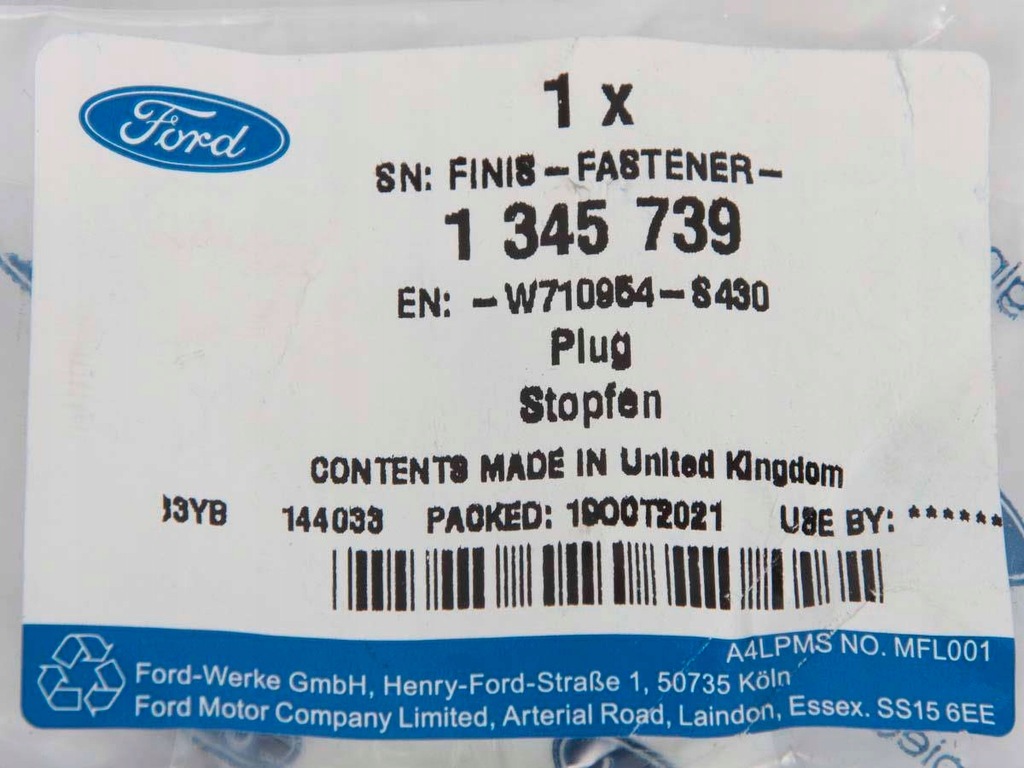 фото №4, Заглушка валов распределительного вала b-max c-max fiesta focus