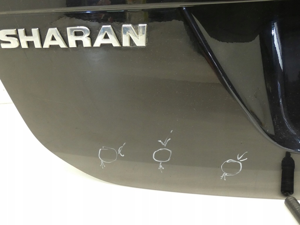 фото №11, Кришка багажника багажника задня задня з скло vw sharan 7n lc9x