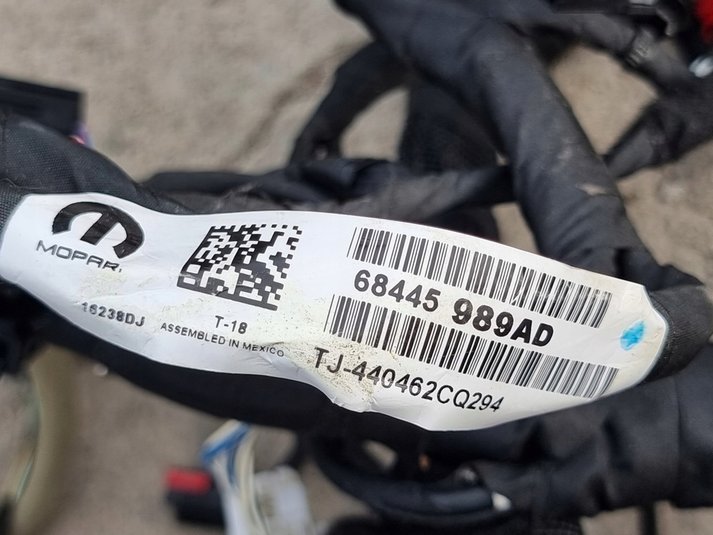 фото №9, Jeep grand cherokee wl l 3.6 джгут електропроводка панелі консолі 2022-