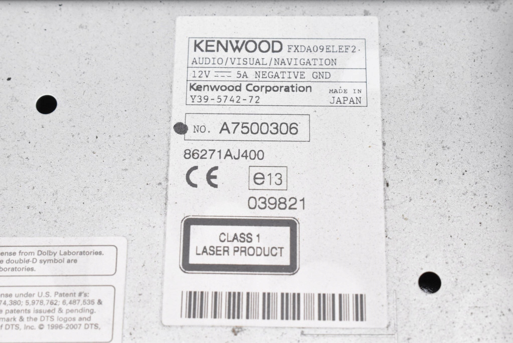 фото №7, Радио радиопроигрыватель cd mp3 wma aux 86271aj400 subaru legacy 5 v 09-13