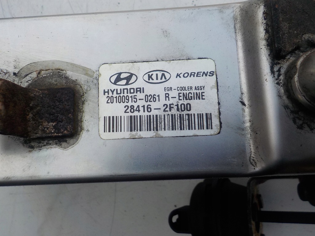 фото №4, Santa ii fe 2.2 crdi d4hb радіатор вихлопних газів egr