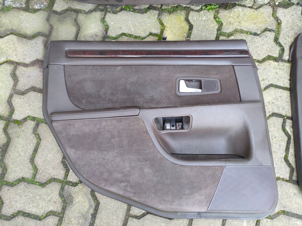 фото №7, Audi a8 d2 оббивка обшивки шторка двері коричневий доставка