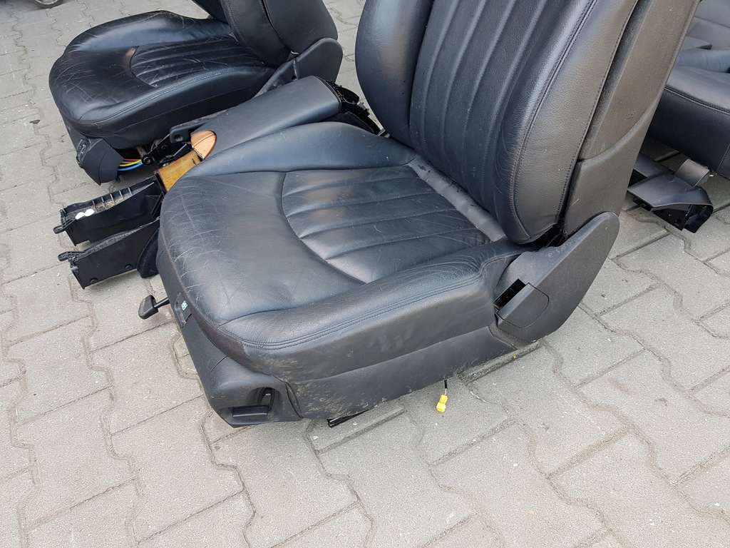 фото №10, Mercedes e klasa w211 lift kombi сиденья кожаный заднее сиденье