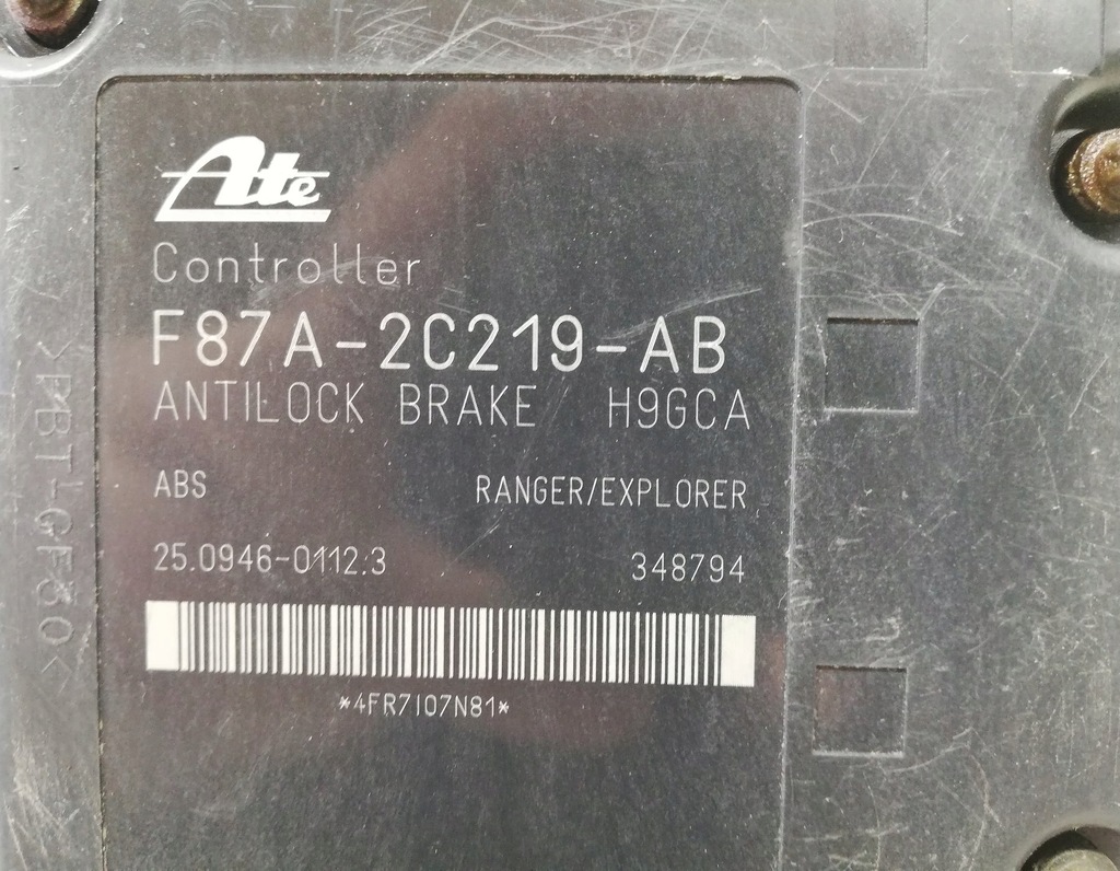 фото №6, Насос abs ford explorer 4.0 16v f87a-2c346-bc