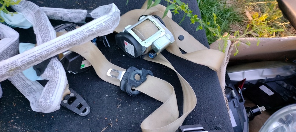 фото №12, Консоль панель приладів pulpit подушки безпеки подушка безпеки датчик ремені audi q7 4l кремовий