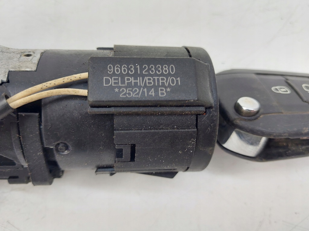 фото №6, Замок зажигания ключ 9663123380 9673257480 peugeot 308 ii t9