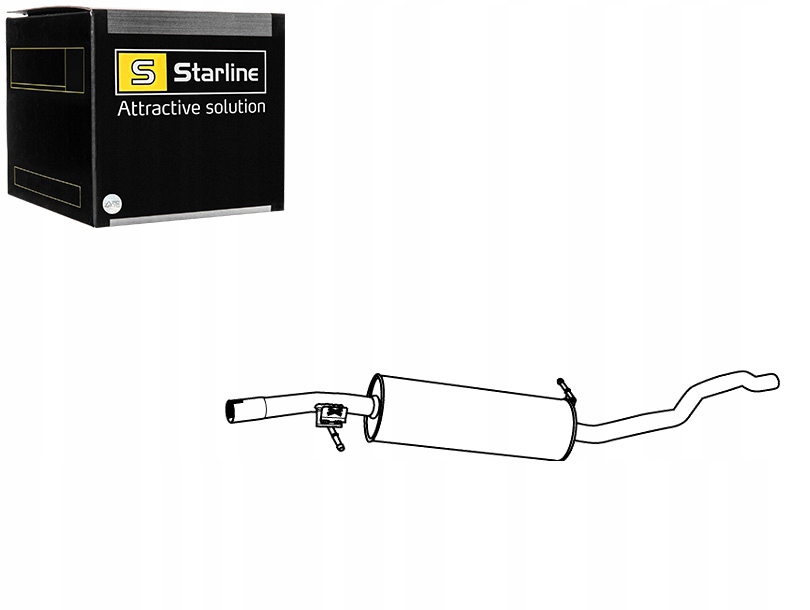 фото №1, Гаситель гаситель средний ford galaxy 97-00 starline