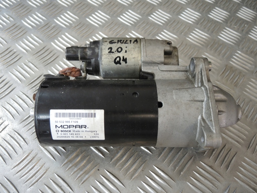 фото №1, Alfa romeo giulia q4 2.0i стартер 50532995f