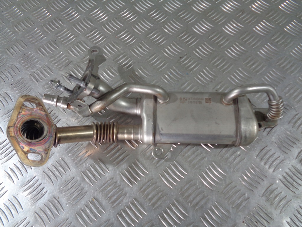 фото №1, Renault оригинальный номер 147350364r радиатор выхлопных газов kangoo