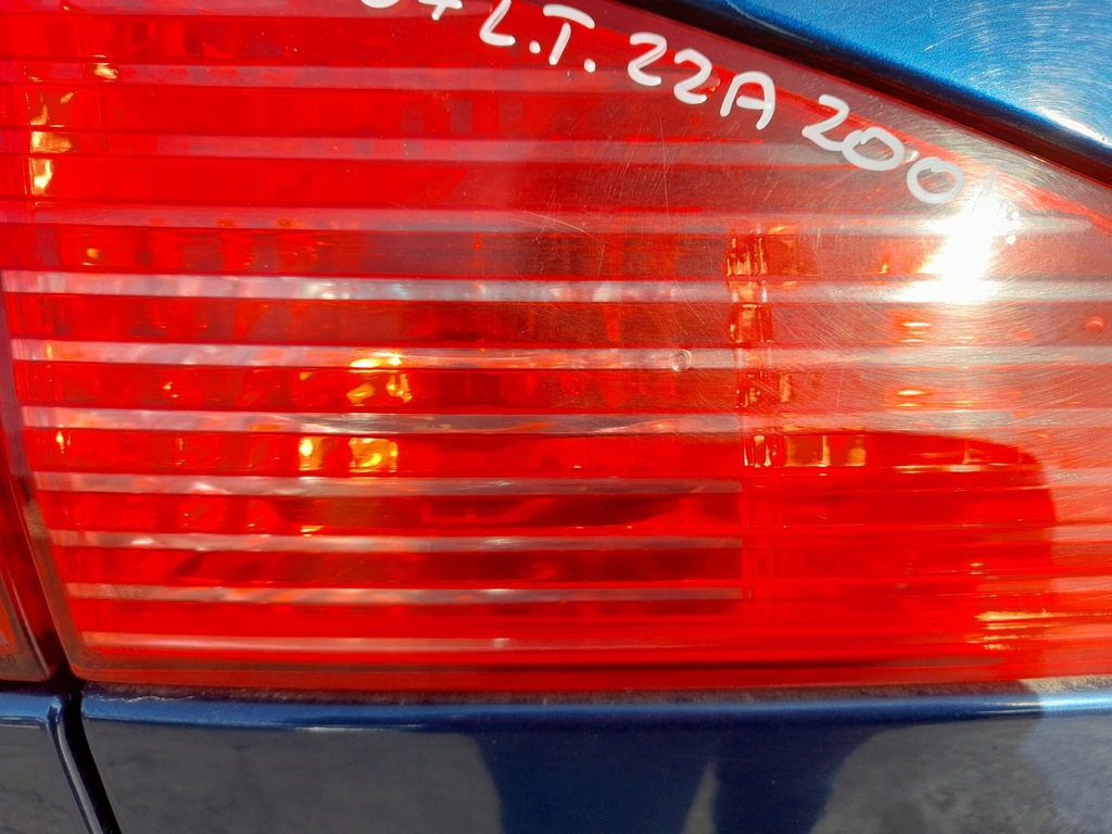 фото №7, Peugeot 607 лампа лівий задня ліва задня sedan кришка багажника з кришки w кришка