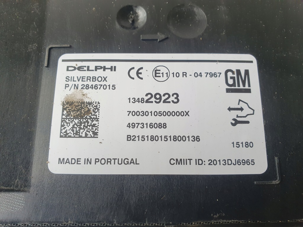 фото №2, Opel insignia lift модуль радио silverbox 13482923