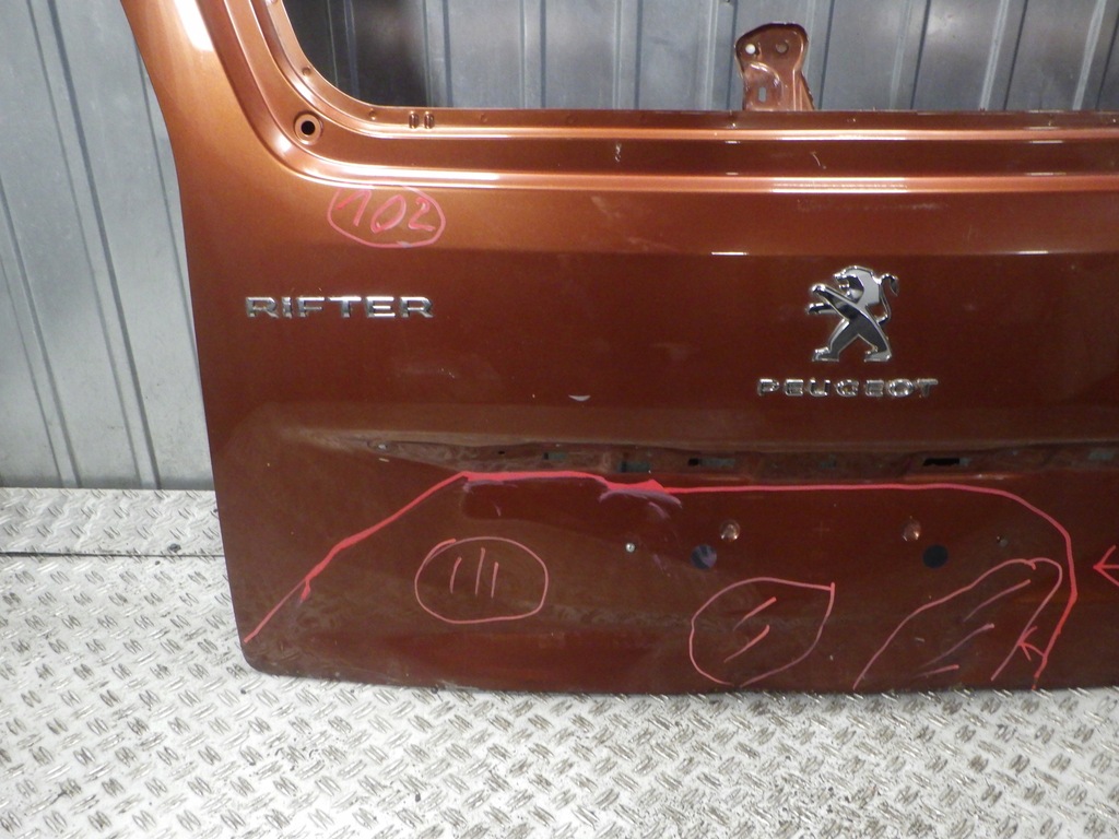 фото №5, Крышка багажника багажника задняя combo rifter berlingo