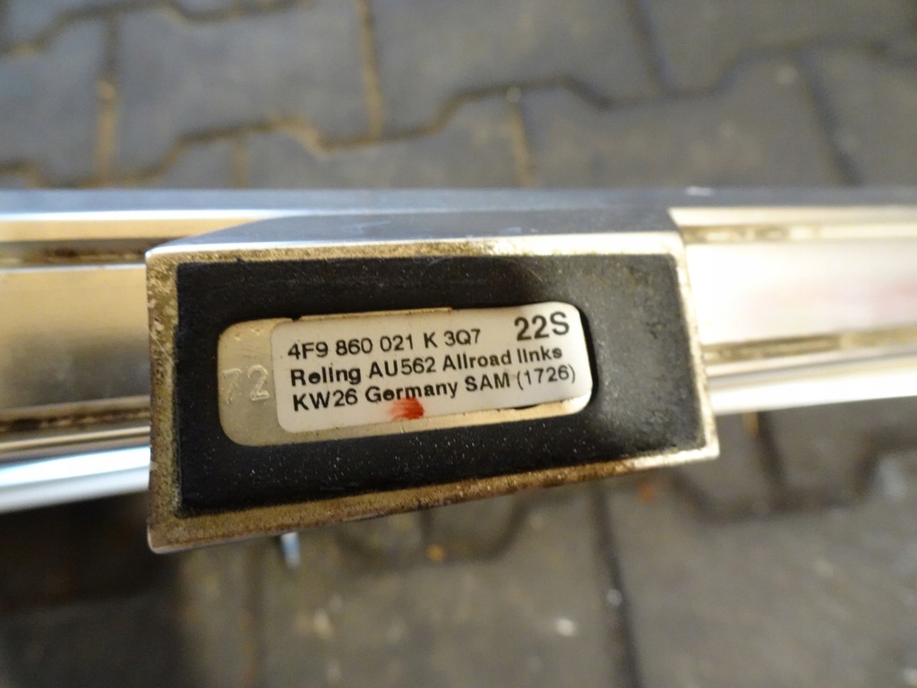 фото №6, Audi a6 c6 allroad рейлінги дахові 4f9860021k