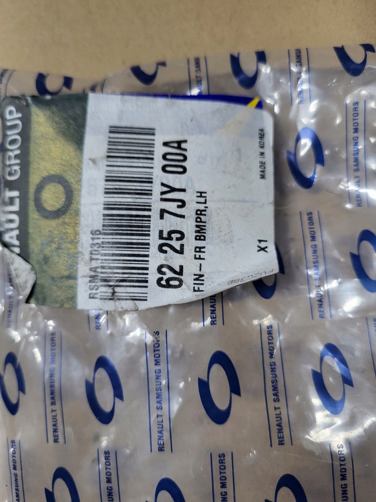 фото №6, Renault koleos 1 заглушка противотуманной фары левая