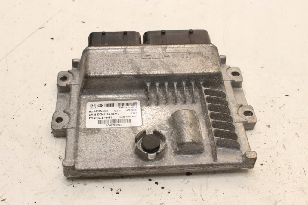 фото №4, Бортовий комп'ютер блок керування двигуна 9833346580 peugeot expert iii jumpy 2.0 blue hdi