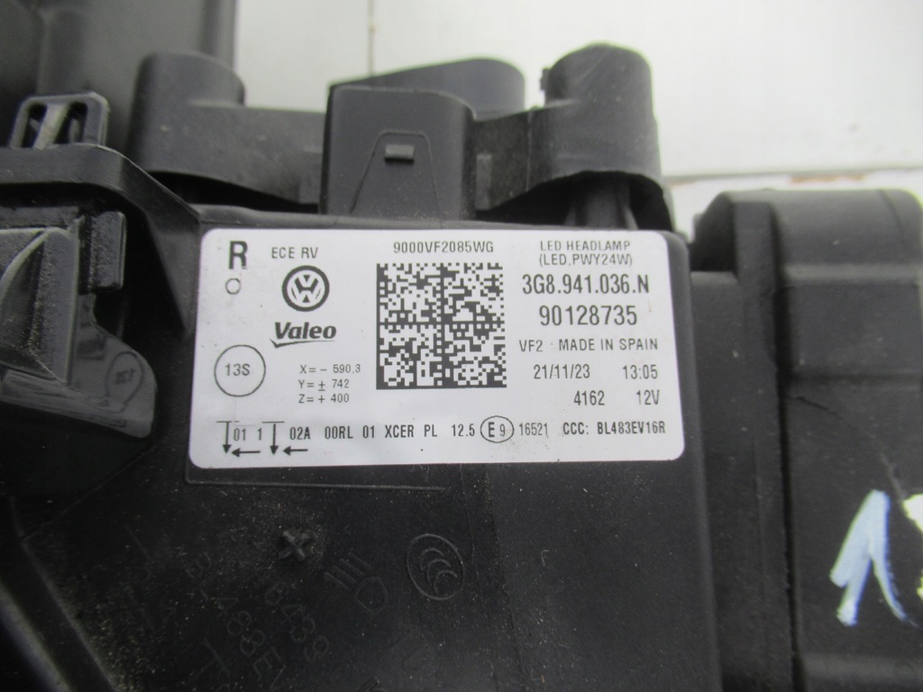 фото №16, Vw arteon 3g8 лампа перед права full led 3g8941036n