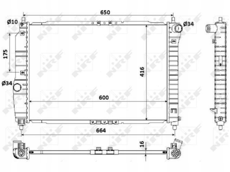 фото №3, 53902a nrf радиатор wody