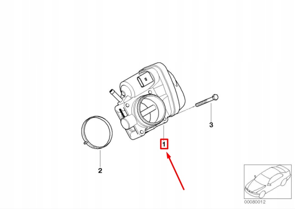 Mini cooper r50 модуль корпус дросель 13547509043 оригінальний в Україні