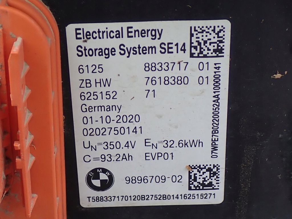 фото №11, Акумулятор акумулятор 93.2ah 350.4v 32.6 kwh 61258833717 mini cooper f56 20r