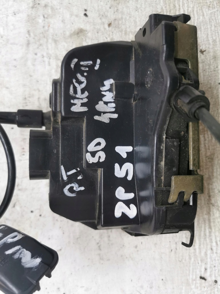 фото №3, Замок двері правий задня renault megane ii 6pin