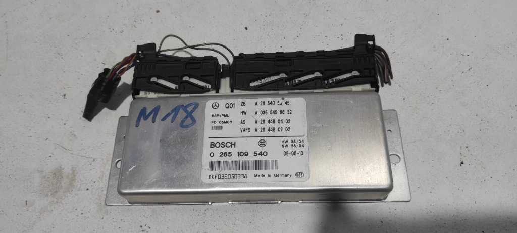 фото №1, Mercedes w211 cls c219 модуль esp pml a2115405845 0265109540