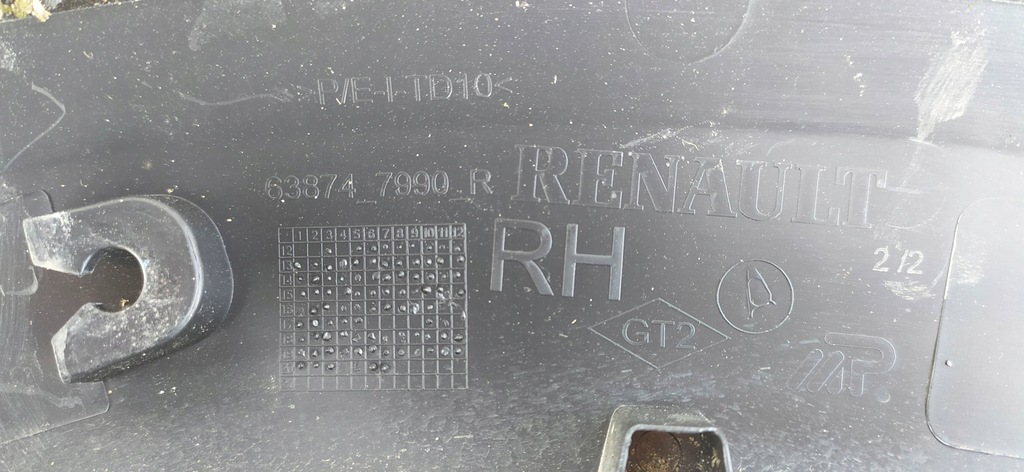 фото №9, Молдинг крыла правый перед dacia sandero ii stepw