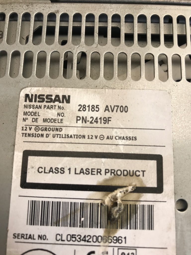 фото №6, Зчитувач навігації nissan primera p12 28185av700