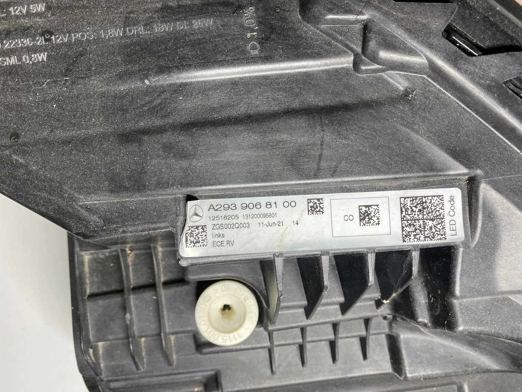 фото №9, Mercedes eqc w293 лампа левая левый перед передняя full led a2939068100