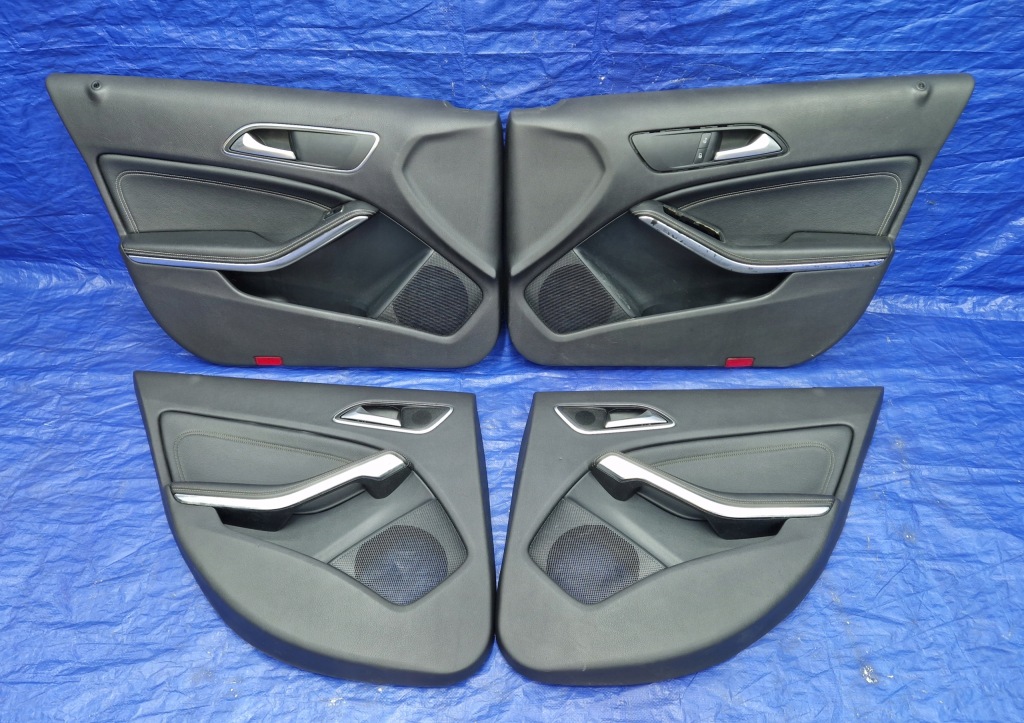 фото №15, Mercedes w176 оригінальний набір салону сидіння ковшові заднє сидіння обшивки