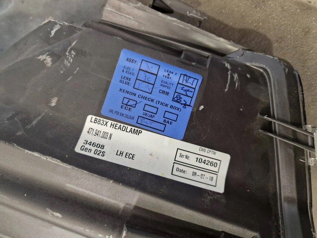 фото №8, Lamborghini aventador лампа перед передняя левая 471941003n комплектная