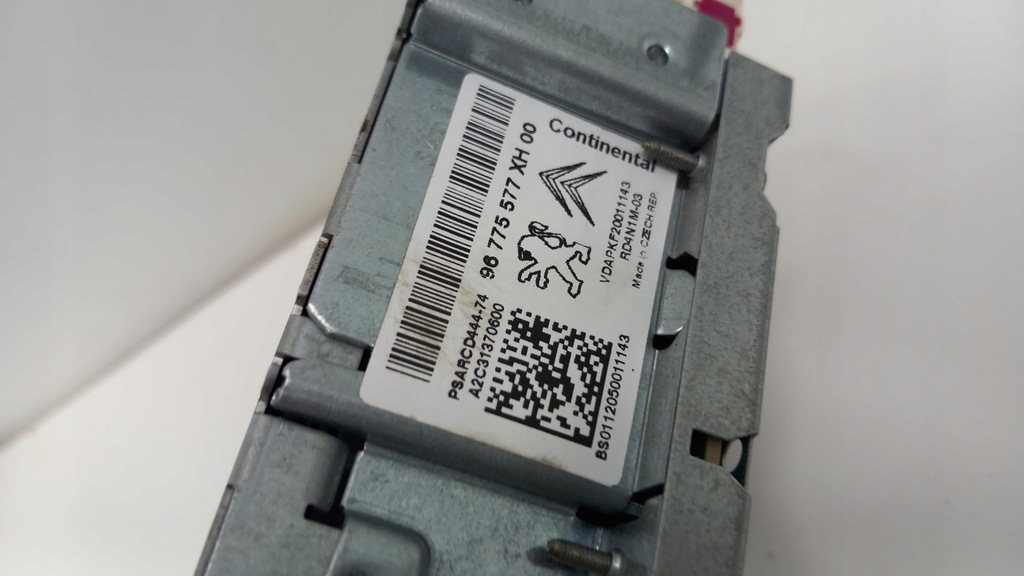 фото №3, Peugeot 308 t7 радио cd 96775577xh