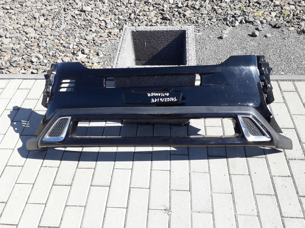 фото №12, Outlander 3 iii lift 18- бампер передній накладка