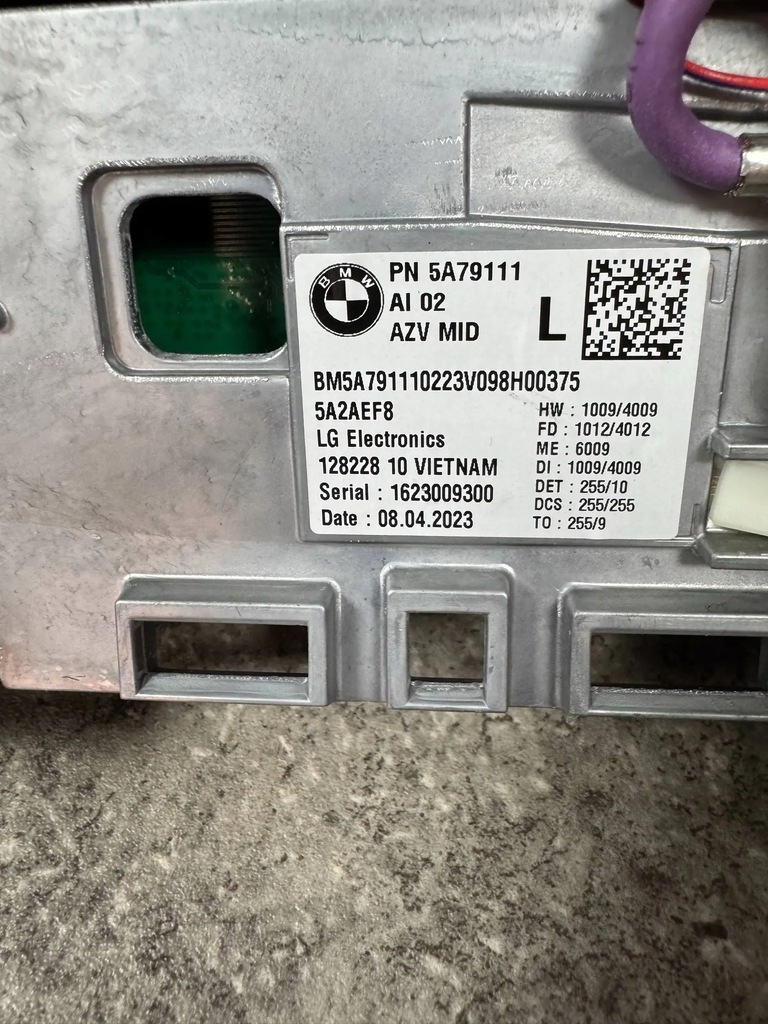 фото №5, Bmw x1 u11 x2 u10 экран дисплей монитор счетчик 5a79111 uk