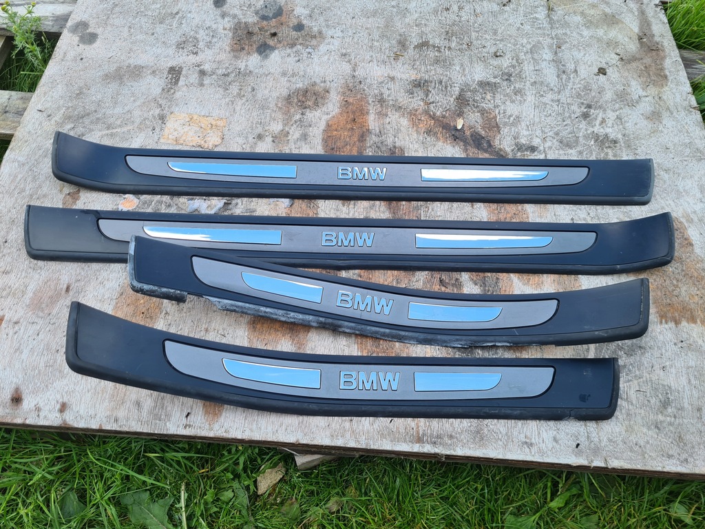 фото №1, Bmw 7 e65 накладки пороговые накладки комплект