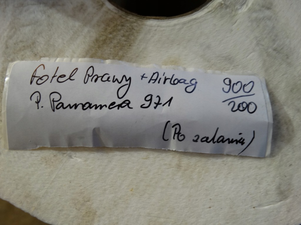 фото №6, Сидіння каркас подушка безпеки правий porsche panamera 971 1