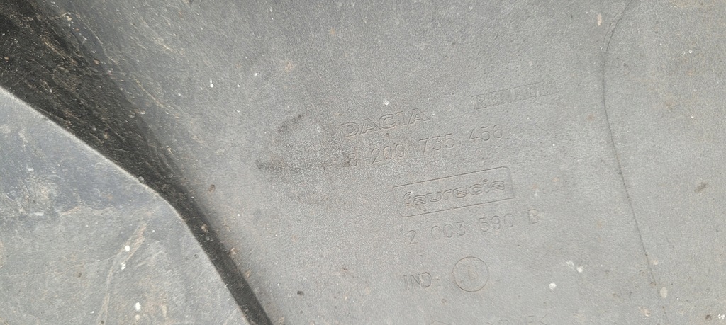 фото №15, Бампер задняя задний dacia sandero i 2008-12 8200735456