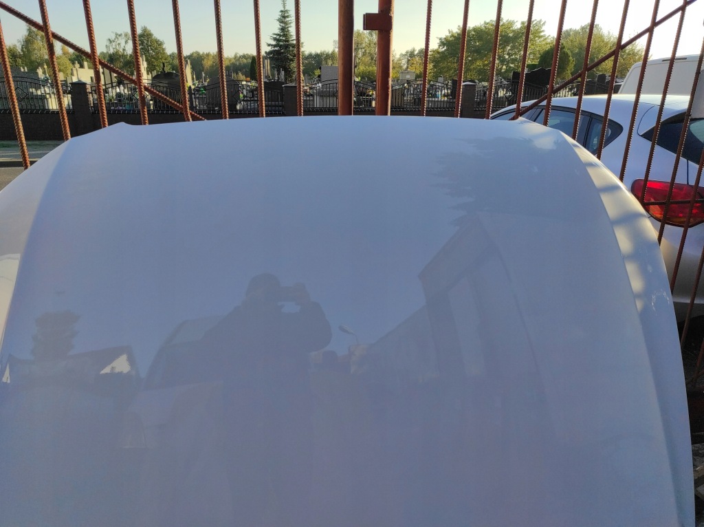 Крышка двигателя капот audi q5 ly9c дорестайлинг с Разборки