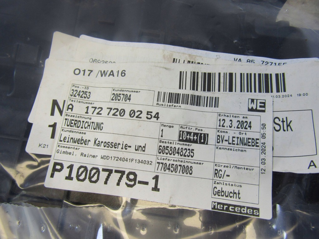 фото №8, Mercedes slk w172 защита подъемника стекло дверь правых a1727200254