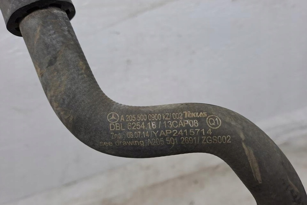фото №7, Труба охлаждение mercedes-benz c w205 a2055000900 2015