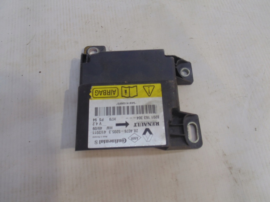 фото №1, Датчик подушек подушка безопасности renault duster 8201163304