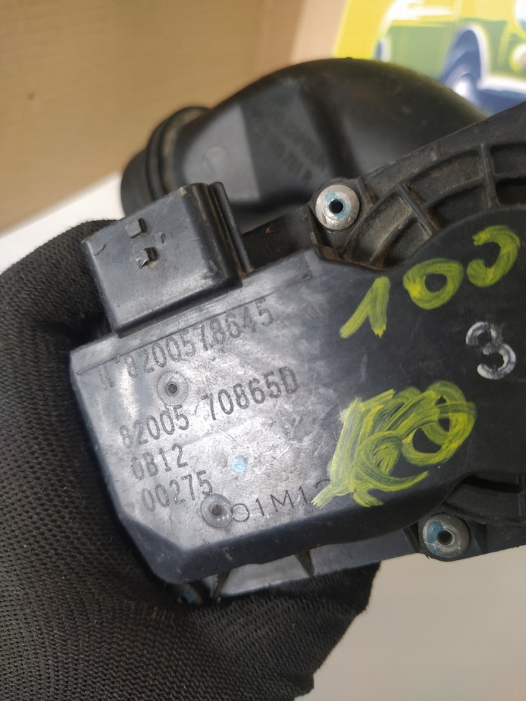 фото №5, Дроссельная заслонка renault clio iii 8200570865d 1.2 1.4 tce