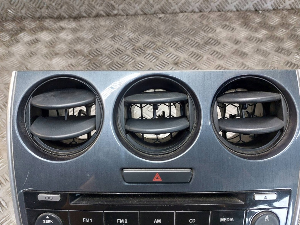 фото №4, Радио проигрыватель + панель обдув + рамка mazda 6 i lift gr4b66dsx