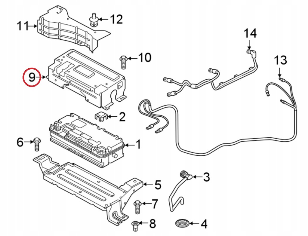 фото №14, Audi q8 rsq8 2018- верхний защита аккумулятор 48v mild hybrid оригинал 4m0